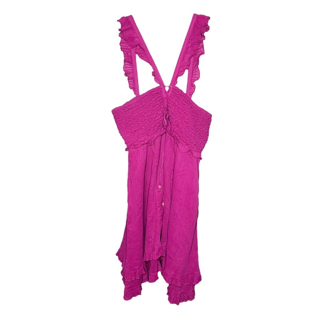 Free People Somewhere Tropical Mini Dress Size Large